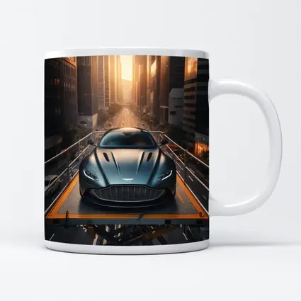 Aston Martin DB11 City Sunset Street Scene