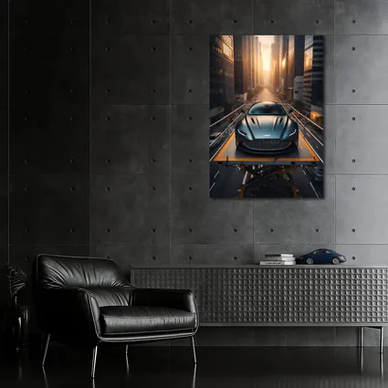 Aston Martin DB11 City Sunset Street Scene