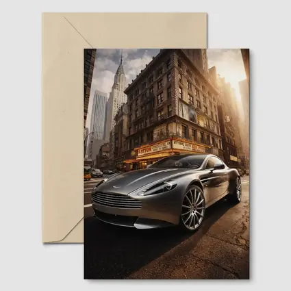 Aston Martin Rapide New York City Street