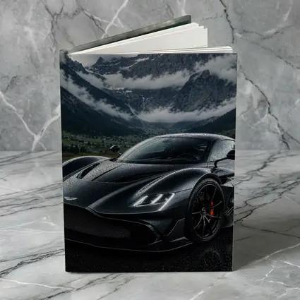 Aston Martin Valkyrie Wet Mountain Backdrop