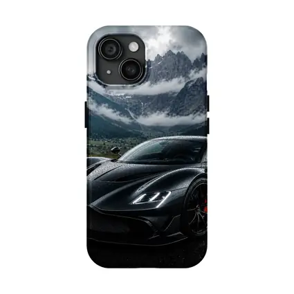 Aston Martin Valkyrie Wet Mountain Backdrop