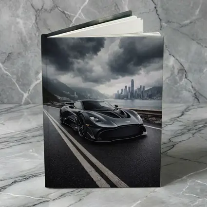 Aston Martin Valkyrie Dark Stormy City Road