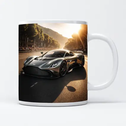 Aston Martin Valkyrie On Sunlit Road