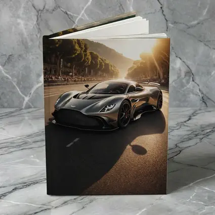 Aston Martin Valkyrie On Sunlit Road