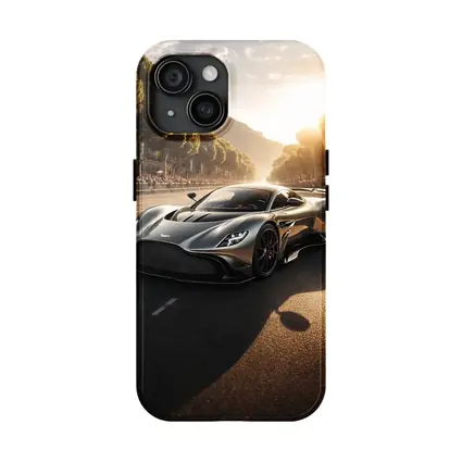 Aston Martin Valkyrie On Sunlit Road