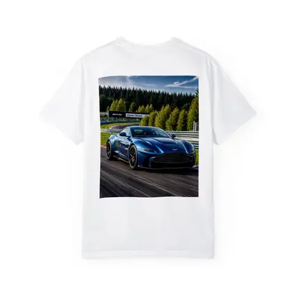 Aston Martin Vantage Blue Racing Track
