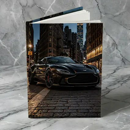 Aston Martin Vantage Black New York City Night