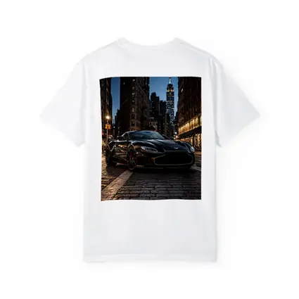Aston Martin Vantage Black New York City Night