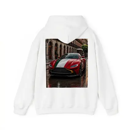 Aston Martin Vantage Red Italian Flag City Street