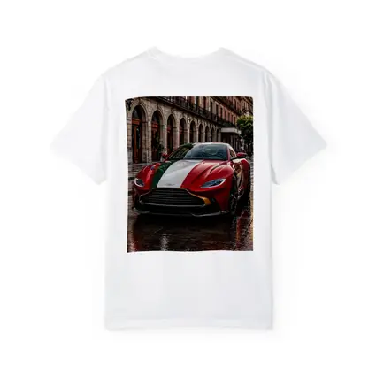 Aston Martin Vantage Red Italian Flag City Street