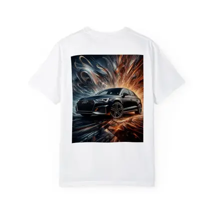 Audi A3 Black Abstract Dynamic Art Background