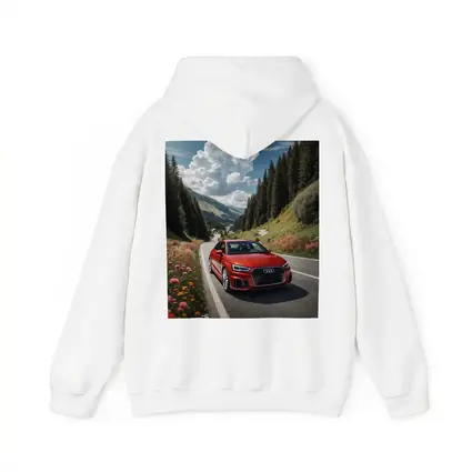 Red Audi A3 Mountain Road Alpine Drive