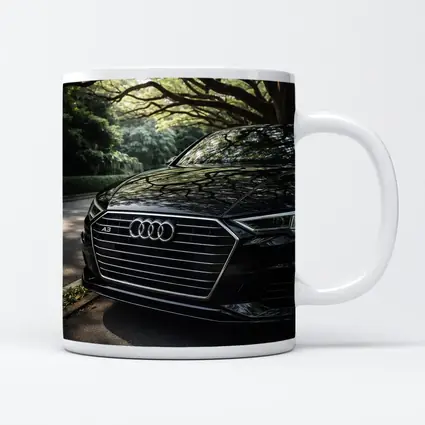 Audi A3 Black Grille Under Forest Trees