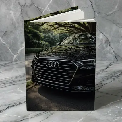 Audi A3 Black Grille Under Forest Trees