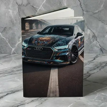 Audi A7 Custom Dragon Wrap Urban Street