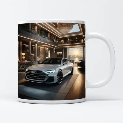 Audi A8 Parked Inside Luxury Penthouse
