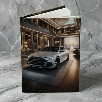 Audi A8 Parked Inside Luxury Penthouse