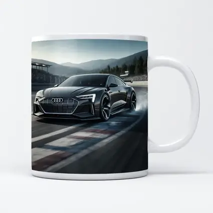 Audi E Tron GT Drifting On Race Track
