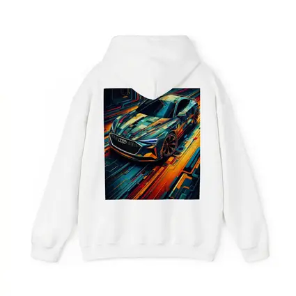 Audi E-Tron GT Futuristic Circuit Art