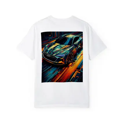 Audi E-Tron GT Futuristic Circuit Art