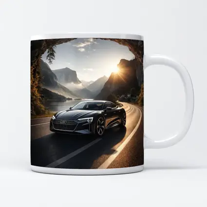 Audi E-Tron GT Mountain Tunnel Road