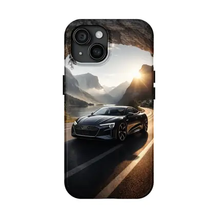 Audi E-Tron GT Mountain Tunnel Road