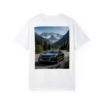 Audi E Tron GT Alpine Mountain Road