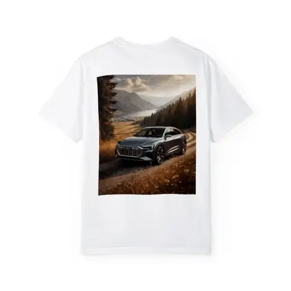 Audi E-Tron SUV Mountain Valley Road