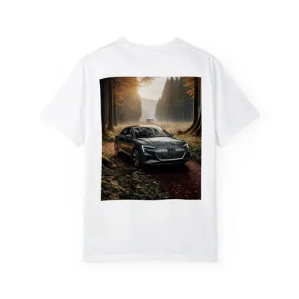 Audi E Tron Forest Road Morning Light