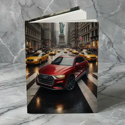 Audi Q8 Red SUV New York City