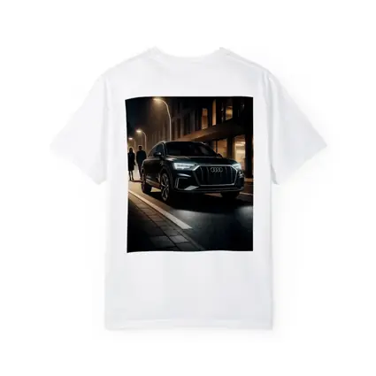 Audi Q3 Black SUV Night City Street