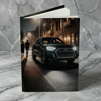 Audi Q3 Dark City Street Night Scene