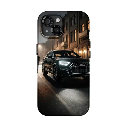 Audi Q3 Dark City Street Night Scene