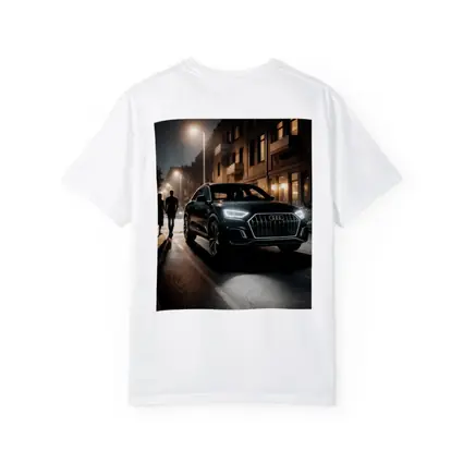 Audi Q3 Dark City Street Night Scene