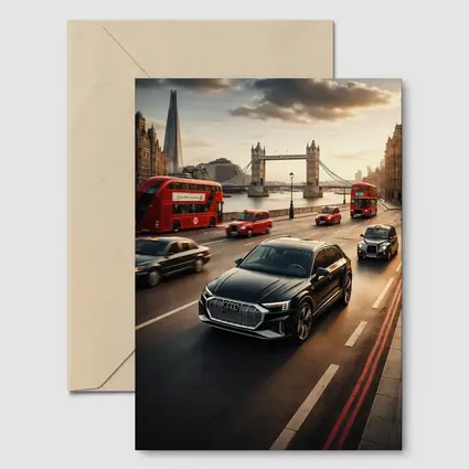 Audi Q4 E Tron London Tower Bridge