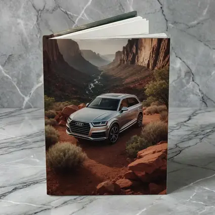 Audi Q7 Silver SUV Red Canyon