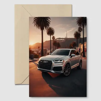 Audi Q7 Hollywood Sunset Palm Trees