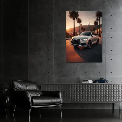 Audi Q7 Hollywood Sunset Palm Trees
