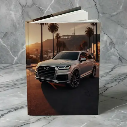 Audi Q7 Hollywood Hills Los Angeles Sunset