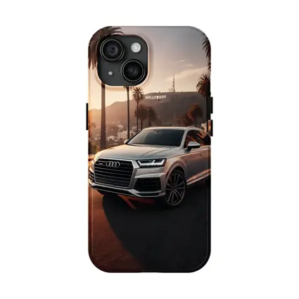 Audi Q7 Hollywood Hills Los Angeles Sunset