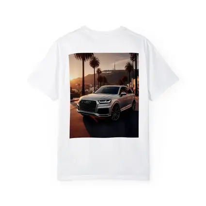 Audi Q7 Hollywood Hills Los Angeles Sunset