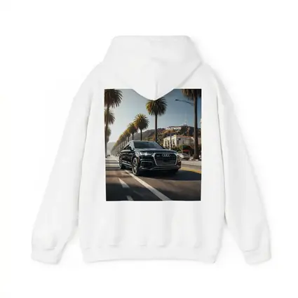 Audi Q7 Cruising Hollywood Los Angeles Street