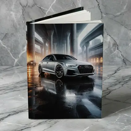 Audi RS Sedan Wet Urban Underpass Night