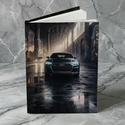 Audi A7 Dark Urban Street Night Scene