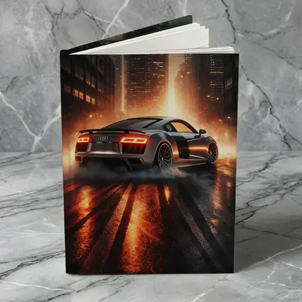 Audi R8 Drifting City Street Night