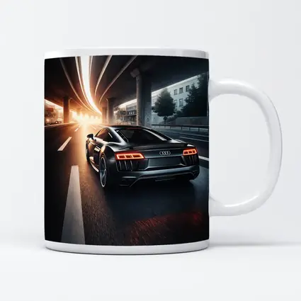 Audi R8 Speeding Under City Highway