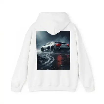 Audi R8 Drifting Wet Dark Street