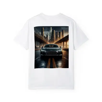 Audi R8 Dark City Night Bridge Scene