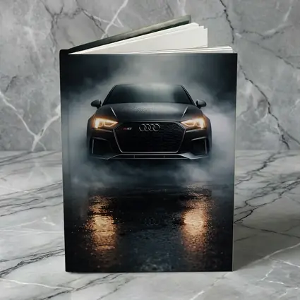 Audi RS3 Front View Dark Foggy Night