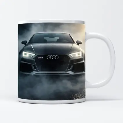 Audi RS3 Front View Dark Foggy Night